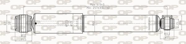 Open Parts SAB8281.32 - Амортисьор vvparts.bg