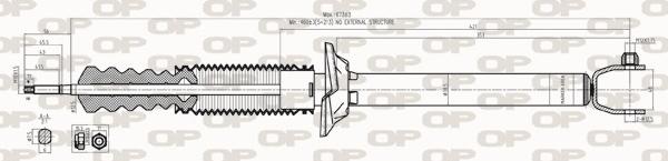 Open Parts SAB8283.32 - Амортисьор vvparts.bg