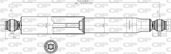 Open Parts SAB8287.32 - Амортисьор vvparts.bg