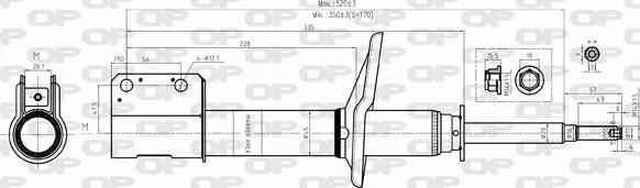 Open Parts SAB8278.31 - Амортисьор vvparts.bg