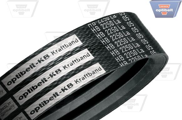 Optibelt 2-12,5 x 1500 - Зацепващ клинов ремък vvparts.bg