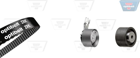 Optibelt KT 1474 - Комплект ангренажен ремък vvparts.bg