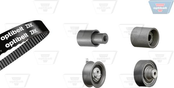 Optibelt KT 1596 - Комплект ангренажен ремък vvparts.bg