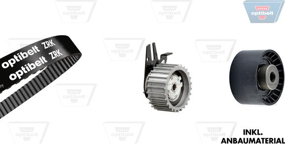 Optibelt KT 1548 W1 - Водна помпа+ к-кт ангренажен ремък vvparts.bg