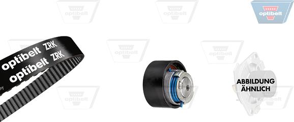 Optibelt KT 1554 W1 - Водна помпа+ к-кт ангренажен ремък vvparts.bg