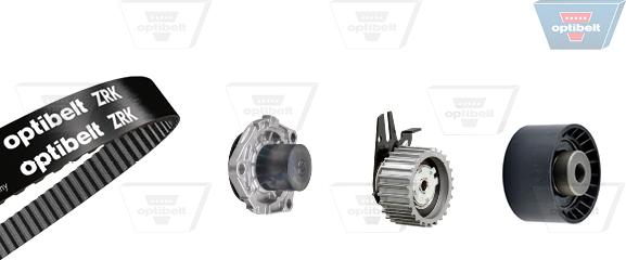 Optibelt KT 1555 W1 - Водна помпа+ к-кт ангренажен ремък vvparts.bg