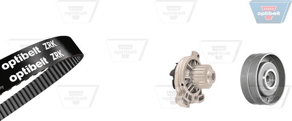 Optibelt KT 1090 W1 - Водна помпа+ к-кт ангренажен ремък vvparts.bg