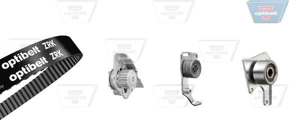 Optibelt KT 1040 W1 - Водна помпа+ к-кт ангренажен ремък vvparts.bg