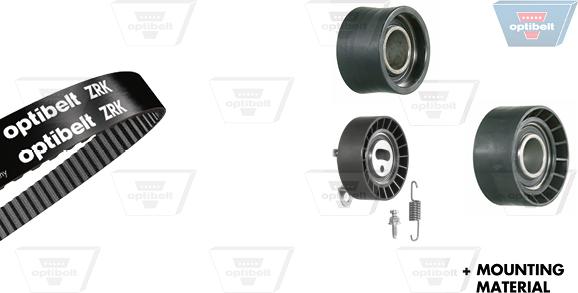 Optibelt KT 1011 - Комплект ангренажен ремък vvparts.bg