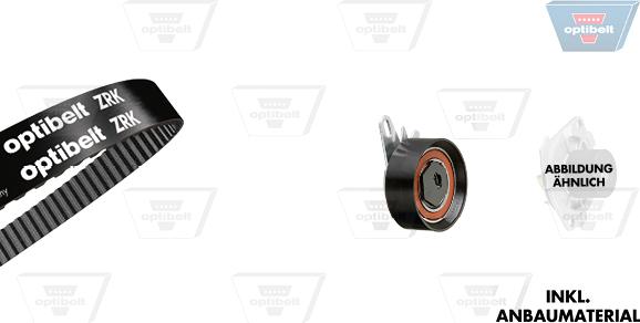 Optibelt KT 1218 W2 - Водна помпа+ к-кт ангренажен ремък vvparts.bg