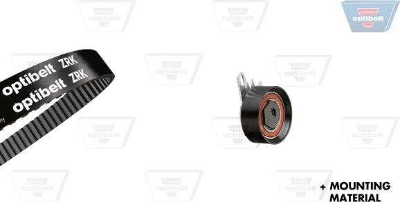 Optibelt KT 1218 - Комплект ангренажен ремък vvparts.bg