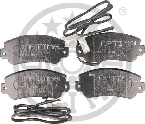 Optimal 9492 - Комплект спирачно феродо, дискови спирачки vvparts.bg