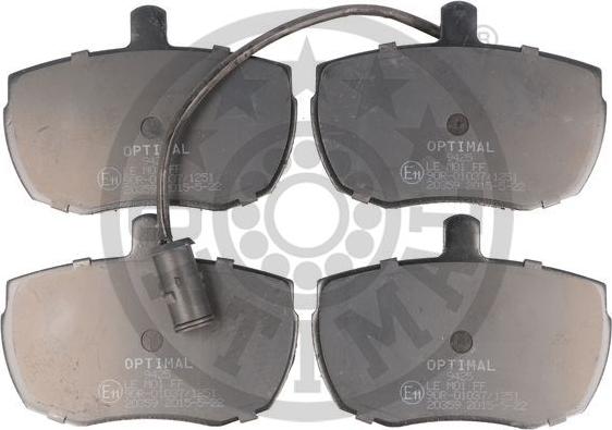 Optimal BP-09425 - Комплект спирачно феродо, дискови спирачки vvparts.bg