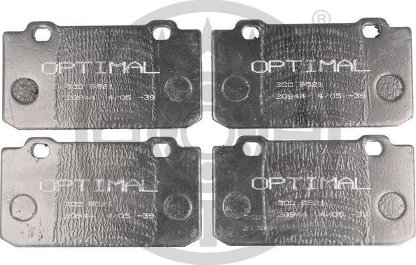 Optimal 9521 - Комплект спирачно феродо, дискови спирачки vvparts.bg