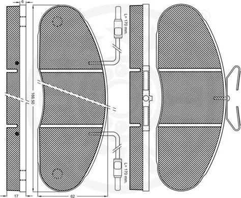 Optimal 9647 - Комплект спирачно феродо, дискови спирачки vvparts.bg