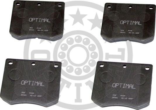 Optimal 9109 - Комплект спирачно феродо, дискови спирачки vvparts.bg