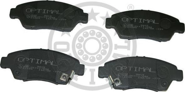 Optimal 9815 - Комплект спирачно феродо, дискови спирачки vvparts.bg