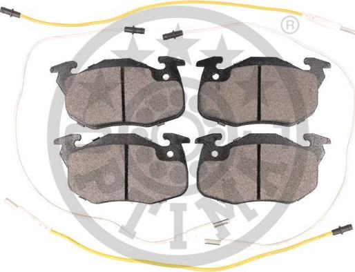 Optimal BP-09750 - Комплект спирачно феродо, дискови спирачки vvparts.bg