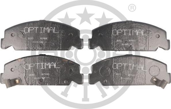 Optimal 9786 - Комплект спирачно феродо, дискови спирачки vvparts.bg
