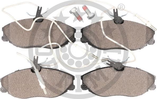 Optimal BP-10309 - Комплект спирачно феродо, дискови спирачки vvparts.bg