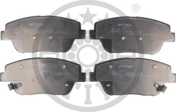 Optimal 12623 - Комплект спирачно феродо, дискови спирачки vvparts.bg