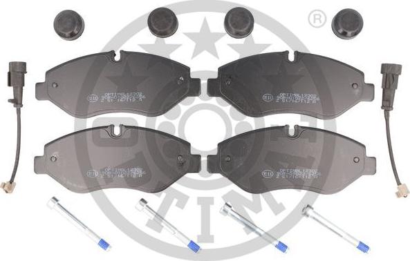 Optimal 12302 - Комплект спирачно феродо, дискови спирачки vvparts.bg