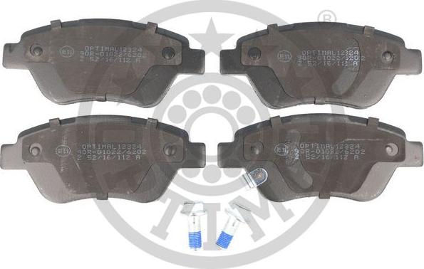 Optimal 12324 - Комплект спирачно феродо, дискови спирачки vvparts.bg