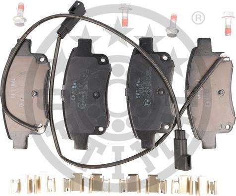 Optimal 12298 - Комплект спирачно феродо, дискови спирачки vvparts.bg