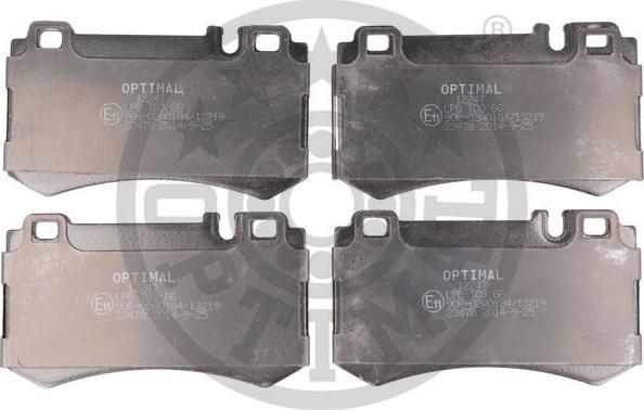 Optimal 12247 - Комплект спирачно феродо, дискови спирачки vvparts.bg