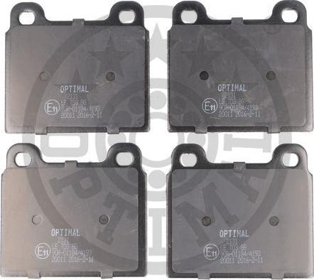 Optimal 2131 - Комплект спирачно феродо, дискови спирачки vvparts.bg