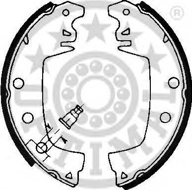 Optimal BB-6551 - Комплект спирачна челюст vvparts.bg