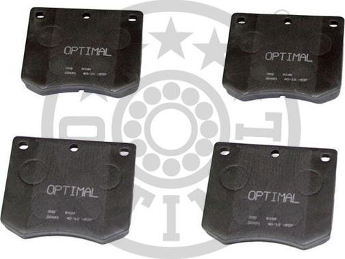 Optimal BP-09109 - Комплект спирачно феродо, дискови спирачки vvparts.bg