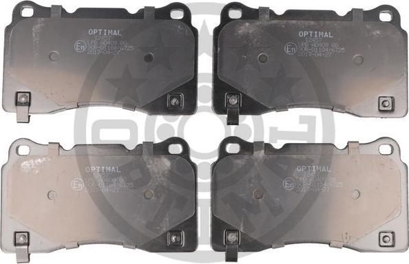 Optimal BP-12457 - Комплект спирачно феродо, дискови спирачки vvparts.bg
