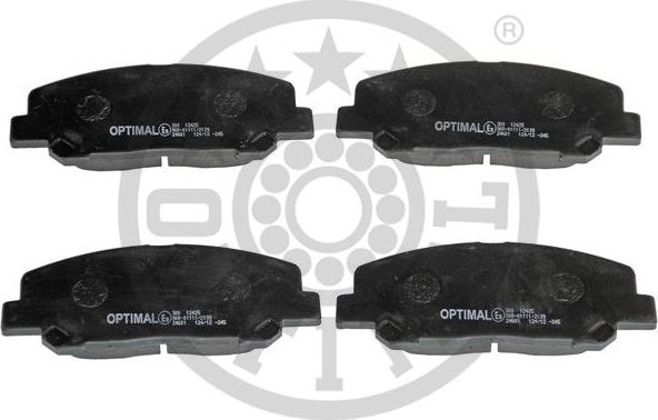 Optimal BP-12425 - Комплект спирачно феродо, дискови спирачки vvparts.bg