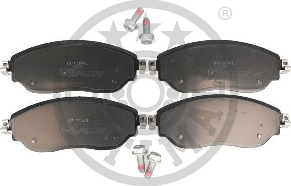 Optimal BP-12697 - Комплект спирачно феродо, дискови спирачки vvparts.bg