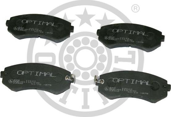 Optimal BP-12123 - Комплект спирачно феродо, дискови спирачки vvparts.bg
