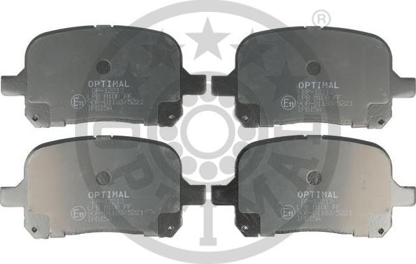 Optimal BP-12213 - Комплект спирачно феродо, дискови спирачки vvparts.bg