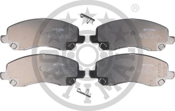 Optimal BP-12284 - Комплект спирачно феродо, дискови спирачки vvparts.bg