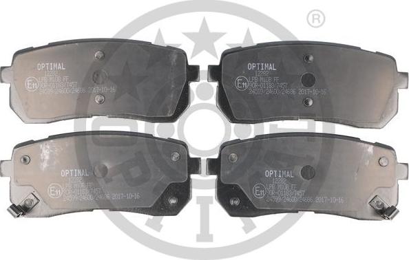 Optimal BP-12282 - Комплект спирачно феродо, дискови спирачки vvparts.bg