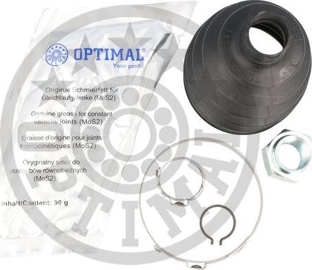 Optimal CVB-10708TPE - Маншон, полуоска vvparts.bg