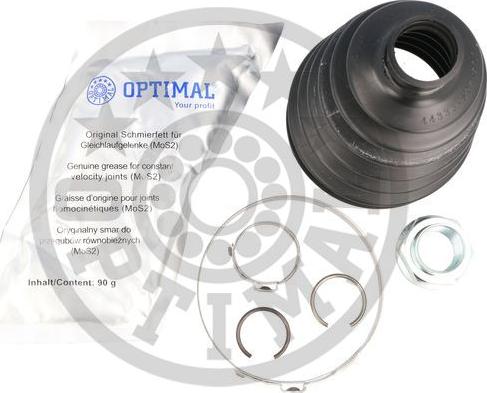 Optimal CVB-10707TPE - Маншон, полуоска vvparts.bg