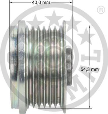 Optimal F5-1094 - Ремъчна шайба, генератор vvparts.bg