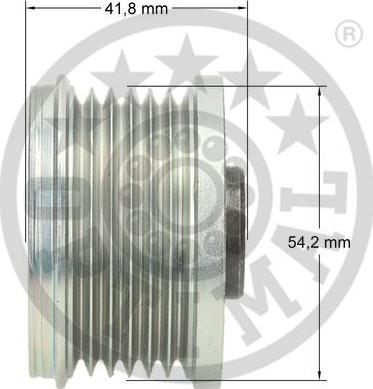 Optimal F5-1052 - Ремъчна шайба, генератор vvparts.bg