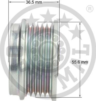 Optimal F5-1002 - Ремъчна шайба, генератор vvparts.bg