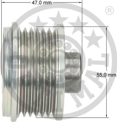 Optimal F5-1083 - Ремъчна шайба, генератор vvparts.bg