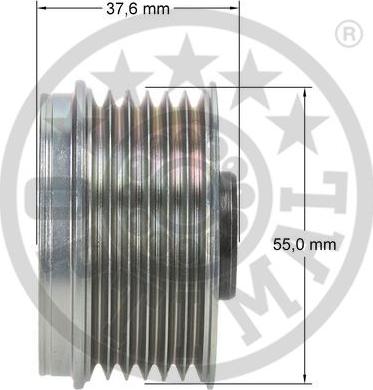 Optimal F5-1082 - Ремъчна шайба, генератор vvparts.bg