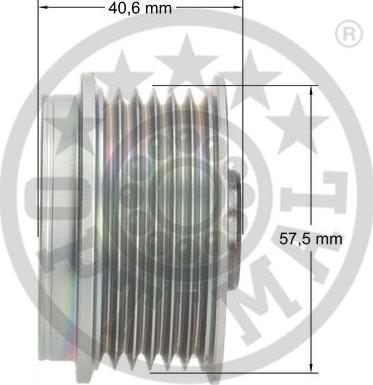 Optimal F5-1033 - Ремъчна шайба, генератор vvparts.bg