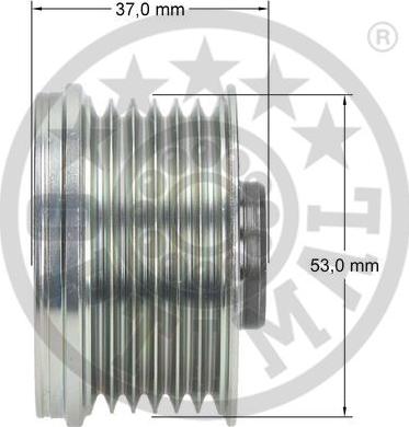 Optimal F5-1078 - Ремъчна шайба, генератор vvparts.bg