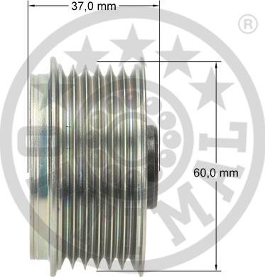 Optimal F5-1142 - Ремъчна шайба, генератор vvparts.bg