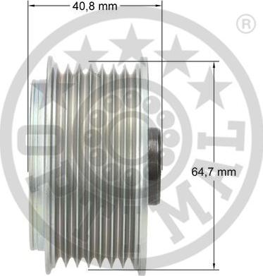 Optimal F5-1150 - Ремъчна шайба, генератор vvparts.bg